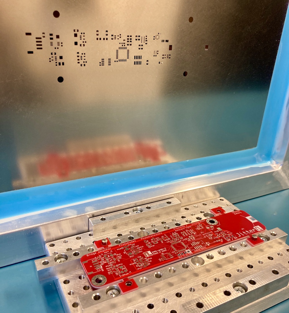 PCB and its matching stencil