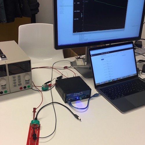 Setup to log battery discharge curves